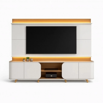 Home Theater para TV até 75 Polegadas em MDF 2.40m Jazz