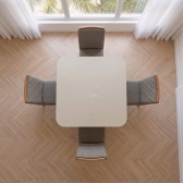 Conjunto Mesa de Jantar Segovia 0,90 com 4 Cadeiras Diva