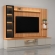 Conjunto Rack Painel Cristaleira Fosco Lumina