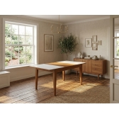 Conjunto Mesa de Jantar Extensível Gênova  com 4 Cadeiras