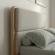 Cama de Casal Moderni 1,51m Amêndoa Off White