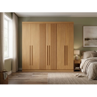 Guarda-Roupa Casal Detroit Plus 6 Portas