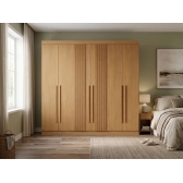 Guarda-Roupa Casal Detroit Plus 6 Portas - Cinamomo