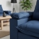 Sofá Retrátil e Reclinável Grécia com Pillow Top - Azul