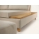 Sofá 2.15m Tesla Living com Chaise Linho