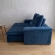 Sofá Retrátil e Reclinável Grécia com Pillow Top - Azul