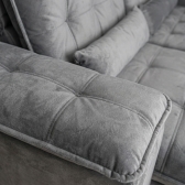 Sofá Retrátil e Reclinável Grécia com Pillow Top - Cinza