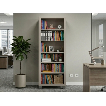 Armário Multiuso Flex Vertical 2 Portas e 5 Prateleiras