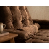 Sofá Retrátil e Reclinável Grécia com Pillow Top - Marrom