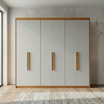 Guarda-Roupa Casal Sollo 6 Portas e 5 Gavetas