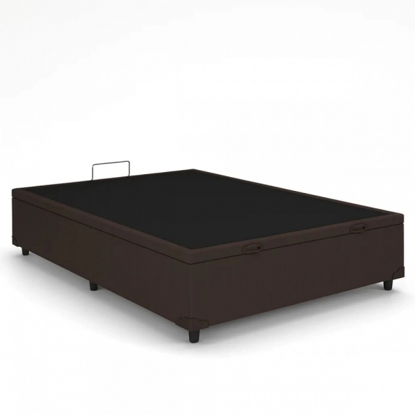 Conjunto Cama Box Baú Casal Vegas 138x188 Vezzo