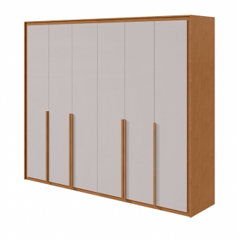 Guarda-Roupa Casal Virtus 6 Portas e 6 Gavetas 100% MDF