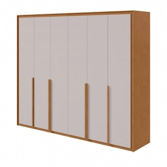Guarda-Roupa Casal Virtus 6 Portas e 6 Gavetas 100% MDF