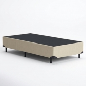 Base Box Solteiro Prime Linho Bege