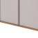 Guarda-Roupa Casal Moderni 6 Portas e 6 Gavetas 100% MDF - Amêndoa/Off White