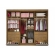 Guarda-Roupa Casal Ripado Columbus 6 Portas 6 Gavetas - Cinamomo/Off White