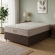 Conjunto Cama Box Baú Casal Colchão Springpocket Marrom
