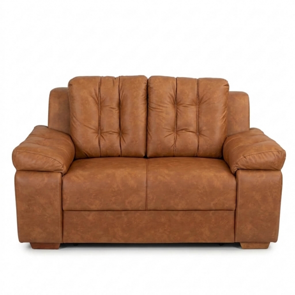 Sofá 2 Lugares Pitsburgo 1.57m Espuma D33 e Molas S - Terracota