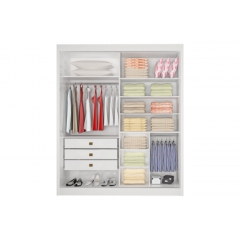 Guarda-Roupa Solteiro Houston 2 Portas de Correr 100% MDF