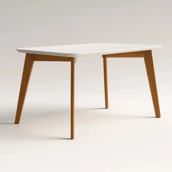 Mesa de Jantar 4 Lugares Medelin Retangular