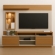 Estante Home Theater para TV até 60 Polegadas Araguaia - Nature/Off White