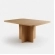 Conjunto Mesa Jantar Bosque 90x90 Nogal 4 Cad