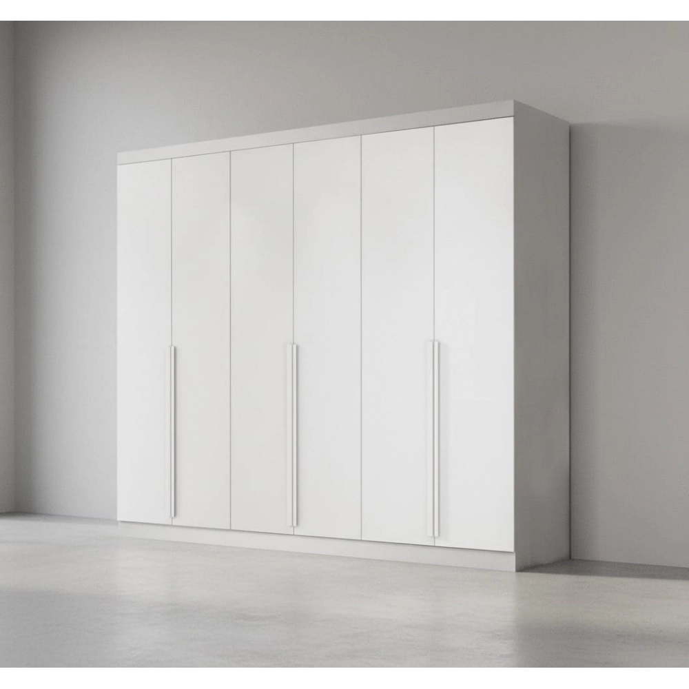 Guarda-Roupa Casal Alvorada 6 Portas e 6 Gavetas - Branco