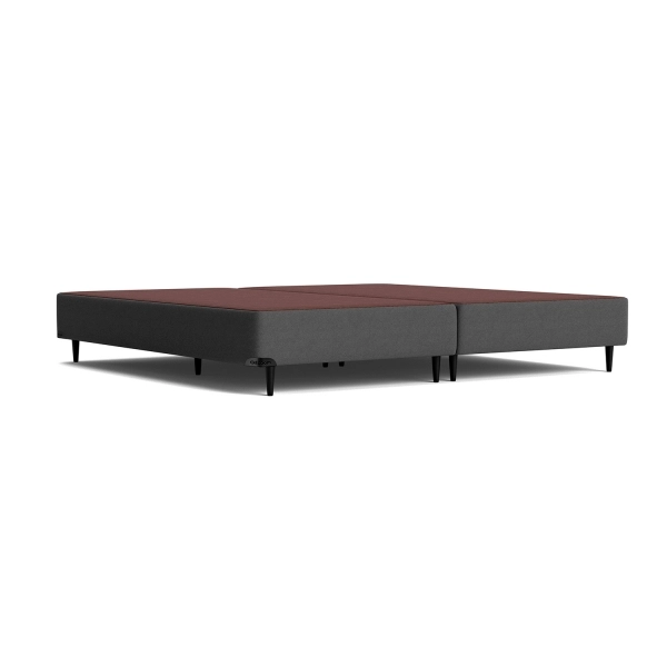 Base Box Queen Sommier ORTOBOM - Camurça Cinza