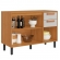 Balcão de Cozinha Júpiter 1.20m 3 Portas e 2 Gavetas - Cinamomo/Off White
