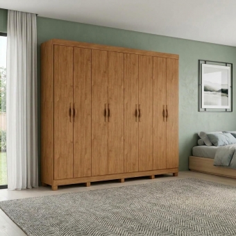 Guarda-Roupa Casal Valsa 8 Portas 6 Gavetas