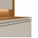 Home New Saragoça Painel Ripado com LED - Nature/Off White