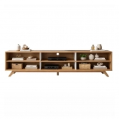 Estante Home Status 2.00m TV até 60 polegadas - Cinamomo/Off White
