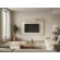 Painel para TV com Iluminação LED Begonia - Off White/Nature