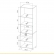 Paneleiro Simone Mendes 4 Portas Ripadas 1 Gaveta 70cm 100% MDF - Carvalho/Greige