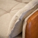 Sofá-Cama Copacabana com Baú 3 Lugares Assento em Espuma D26 - Bege/Corino