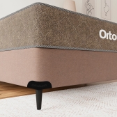 Base Box Solteiro Sommier ORTOBOM - Camurça Bege
