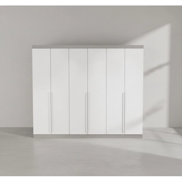 Guarda-Roupa Casal Alvorada 6 Portas e 6 Gavetas - Branco