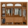 Guarda-Roupa Casal Virtus 6 Portas e 6 Gavetas 100% MDF - Amêndoa/Off White