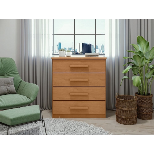 Cômoda Space 4 Gavetas - Amêndoa