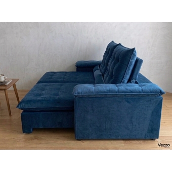 Sofá Retrátil e Reclinável Grécia com Pillow Top