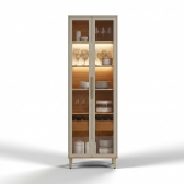 Cristaleira Palma 2 Portas com Vidro com LED