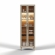 Cristaleira Palma 2 Portas com Vidro com LED
