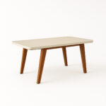 Mesa de Jantar Arizona – Naturale/Off white - 130x90
