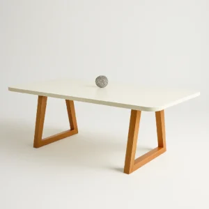 Mesa de Jantar Santarem Naturale/Off White - 180x90