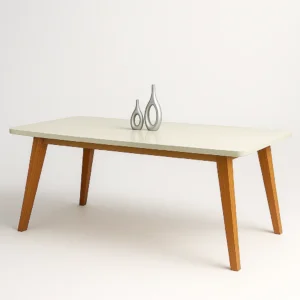 Mesa de Jantar Arizona Naturale/Off white - 160x80