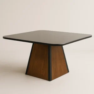 Mesa de Jantar Bragança Naturale/Grafite - 135x135