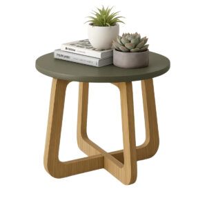 Mesa de entro Babi - Menta/Carvalho - 59x46
