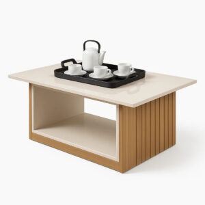 Mesa de centro veneza - Cinamomo/off white