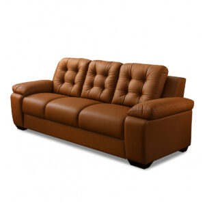 Sofá de 3 lugares Pitsburgo Corano Terracota - 207 cm