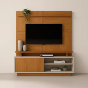 Home para TVs até 60 Polegadas Caceres - Cinamomo/ Off White